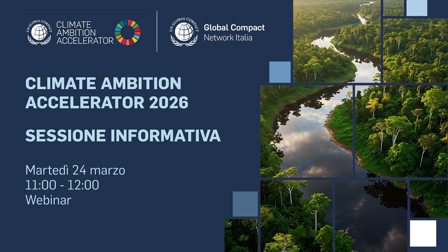 CLIMATE AMBITION ACCELERATOR – SESSIONE Q&A - UN Global Compact Network ...