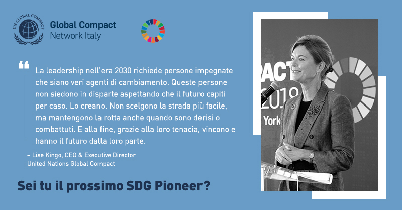 2019 SDG Pioneers digital card Lise ita